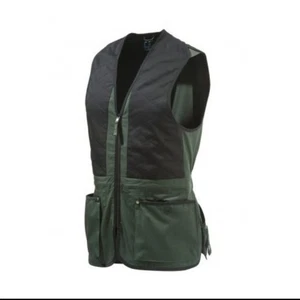New Beretta Men's Trap Cotton Shooting Vest Two Tone Size LARGE GT041 - Picture 1 of 10