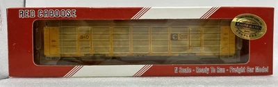 N Scale Red Caboose TT-3 Baltimore & Ohio Bi-Level Closed Auto Rack TTGX 255714 - Image 1 of 4