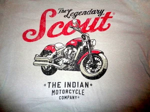 Auténtica camiseta Indian Motorcycles Scout - Para hombre XXL - 2XL - Imagen 1 de 6