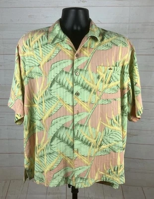 Aloha Shirt Men's 2 XL Button Up Pocket Joe Marlin Flowers Flowers  Pre Owned - Image 1 of 4