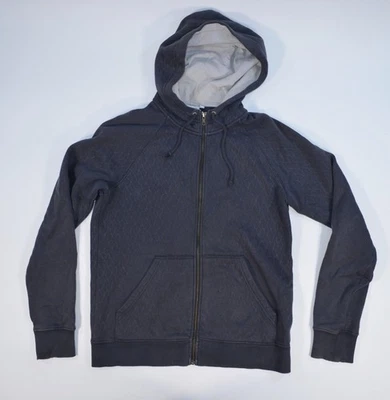 J Lindeberg 男式灰色全拉链中号连帽卫衣 — 第 1/4 张图片