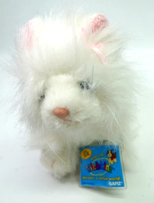 Webkinz White Persian Cat Stuffed Animal Plush Toy Ganz HM110 NEW CODE TAG - Image 1 of 4