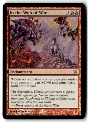 MTG Foil In the Web of War - Kamigawa Heavily Played English - Image 1 of 3