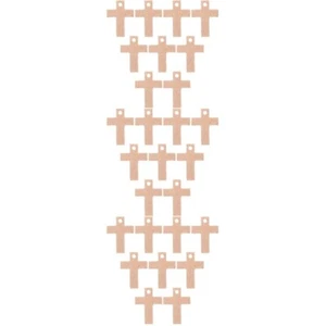 3 Pack Holzanhänger Fräulein Charms Für Die Schlüsselanhängerherstellung - Zdjęcie 1 z 12