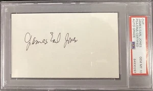 James Earl Jones Signed Index Card Star Wars Darth Vader PSA/DNA Autograph 10 MT - Picture 1 of 2