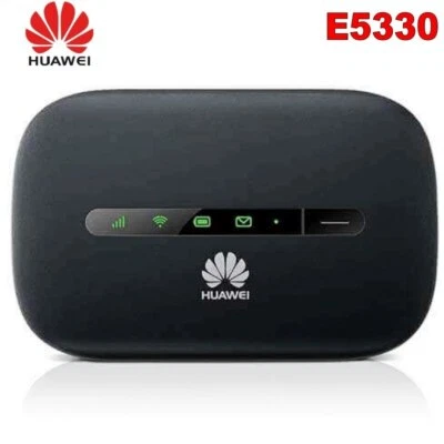 HUAWEI E5330 WIRELESS MODEM HSPA+WI-FI ROUTER 3G SIM E5330 PORTATILE MOBILE WIFI - Image 1 of 4