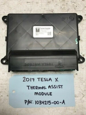 16 17 18 19 TESLA MODEL X 100D THERMAL ASSIST CONTROL MODULE 1034215-00-A 32K - Image 1 of 4
