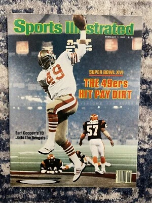 1982 Sports Illustrated Feb 1 The 49ers Hit Pay Dirt Newsstand High Grade Foto 1 de 3
