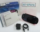 Console Sony PS Vita PCH-2000 (très bon) accessoire complet rose/noir