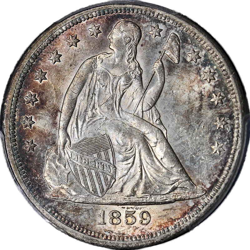 MS 62 Graded Seated Liberty US Dollars (1840-1873) for sale | eBay