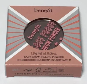 Polvo para cejas Benefit Goof Proof - 4 marrón oscuro cálido - nuevo en caja - Imagen 1 de 3