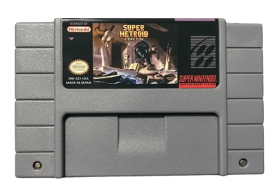 Super Metroid Z-Factor SNES Game Cartridge (note: buyer DOES NOT pay fees) - Image 1 of 2