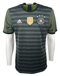 Adidas Deutschland DFB Fussball Auswärts Trikot Wendetrikot Shirt 2016 M Grau - Bild 1 von 10