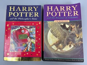 Harry Potter And & The Philosopher's Stone & The Prisoner Of Azkaban PB Books - Picture 1 of 20