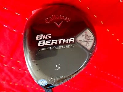 LH- Callaway Big Bertha V Series 5 Wood w/Bassara E42 x5ct Ladies Graphite Shaft - Image 1 of 4