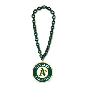 Oakland Athletics Big Chain Fan Necklace with Foam Logo [NEU] MLB Game Tailgate - Bild 1 von 1