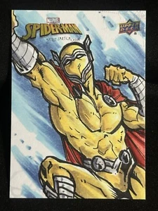2024 Upper Deck Marvel Spider-Man 028 1 Of 1 Artist Sketch Card -Jason Sobal - Picture 1 of 4