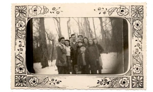 Quebec Canada RPPC Postcard Photograph Cecile's Children - Picture 1 of 2