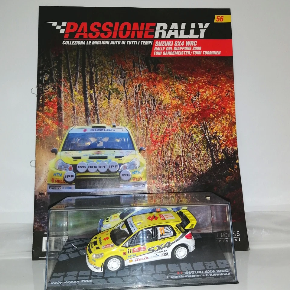 SUZUKI SX4 WRC RALLY JAPAN 2008 CON FASCICOLO 1/43 - Immagine 1 di 1