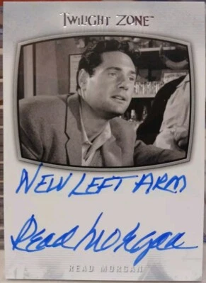Twilight Zone Archives Read Morgan Inscription Autograph Card AI-34 2020  - Image 1 of 2
