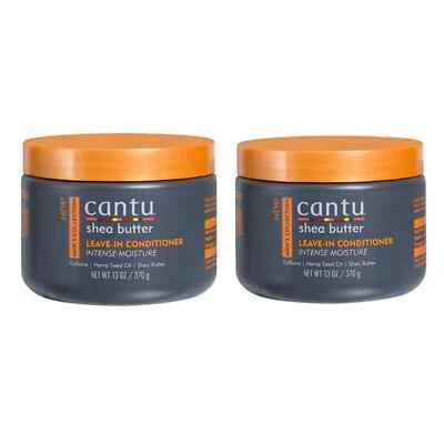 2 X Acondicionador sin enjuague Cantu Karité Colección Hombre 370 g/13 oz Foto 1 de 4