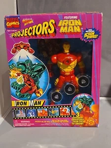 READ*Marvel Comics Projectors Featuring Iron Man 7" Figure Toy Biz 1995 Vintage  - Picture 1 of 12