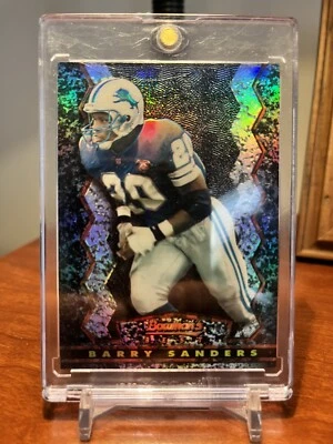 🔥1994 Stadium Club Bowman’s Best *REFRACTOR NEGRO* #14 BARRY SANDERS *COMO NUEVO Foto 1 de 3