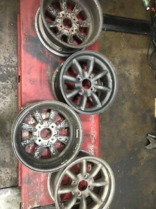 JDM Wheels WATANABE 15in offset 15 114x4 Watanabe Showa at that time Set4 - Picture 1 of 15