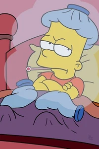 Bart - The Simpsons Inspired Get well Soon Card - Picture 1 of 2