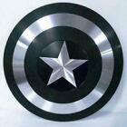 Réplique bouclier rond Marvel métal noir Captain America 22 pouces noir vendredi