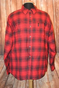 NUEVO CON ETIQUETAS Columbia Para hombres Camisa de Franela Informal a Cuadros Gruesa Con Botones Talla XL - Imagen 1 de 11