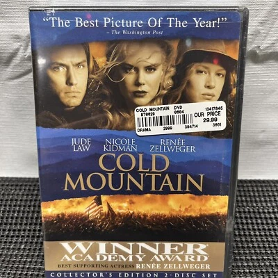 Cold Mountain (DVD, 2004, 2-Disc Set, Collectors Edition) New Sealed  - Image 1 of 4