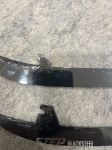 Step Steel Black Steel Edge Hockey Skate Runners for Bauer Edge Holder Size 271 - Picture 1 of 4