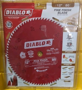 Freud Diablo D1280X 12" x 80 Tooth Finish Blade New - Picture 1 of 3