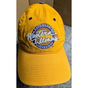 Western Illinois University Leathernecks Cap OSFM gelb winddicht Strapback Mütze - Bild 1 von 9