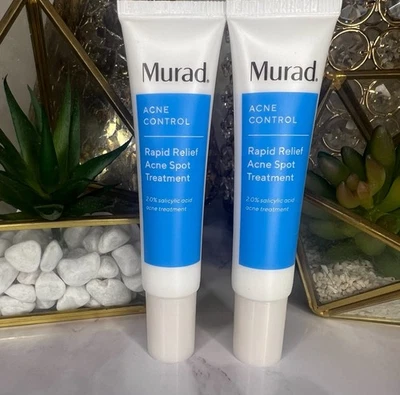Murad Acne Control Rapid Relief Spot Treatment 0.5 oz Set of 2 Exp 8/2027. NoBox - Image 1 of 2