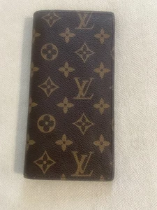 Cartera larga Louis Vuitton LV marrón con monograma - Imagen 1 de 12