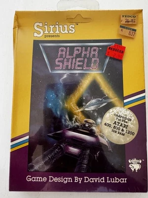Alpha Shield - SEALED - Atari 400 800 & 1200 Cartridge 16K RAM New - Image 1 of 2