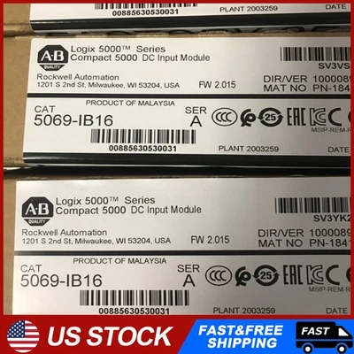 Novo módulo de entrada de E/S AB 5069-IB16 compacto 5000 DC frete grátis - Imagem 1 de 4