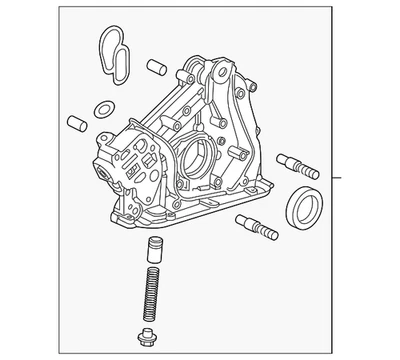 Bomba de aceite genuina Acura 15100-R9P-A01 Foto 1 de 2