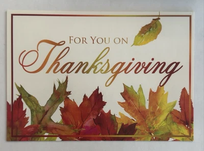 DDBOT For You On Thanksgiving Greeting Card Leanin Tree - Image 1 of 3