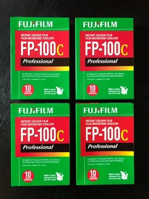 Fujifilm FP-100C Professional Instant Film - 4 packs - Exp 11/2014 - NICE! - Image 1 of 4
