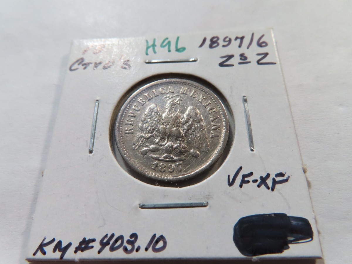 メキシコ　1897年-Go RS 8R Go80 銀貨 メキシコ 1897年-Go RS 8R Go80 銀貨 メキシコ1897年-Go RS 8R