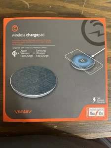 Ventev Wireless FAST Charge Pad /Apple, Samsung, Sony, LG, Motorola, & Nokia - Picture 1 of 4
