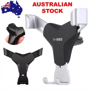Universal Gravity Car Phone Holder Air Vent Mount Stand Cradle For Mobile Phone - Picture 1 of 16