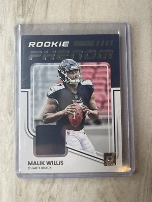 2022 Donruss #RPJ-3 Malik Willis Rookie Phenom Jerseys - Image 1 of 2