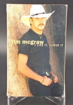 Tim McGraw I Like, I Love It Cassette Single 1995 Curb D4-76961 CT - Imagem 1 de 4