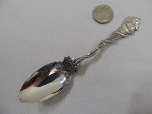 1990 Gorham Sterling Silver SALEM WITCH 100th Anniversary Souvenir Spoon 6” - Picture 1 of 7