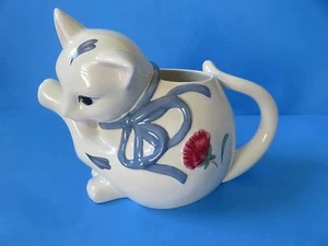Amapolas Lenox Barnyard Collection en azul “Kitten Creamer” - Imagen 1 de 5
