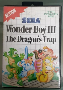 Wonder Boy III 3 The Dragon's Trap - Sega Master System - Good Condition - Picture 1 of 3